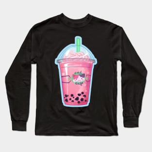 Cat Cafe Long Sleeve T-Shirt